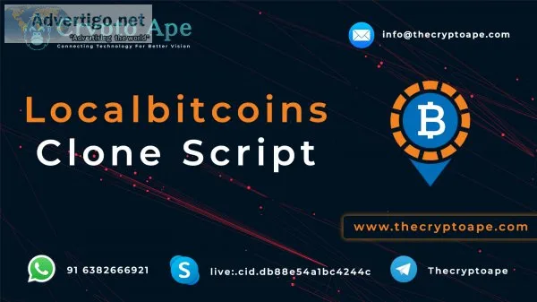 Start a crypto exchange like localbitcoins