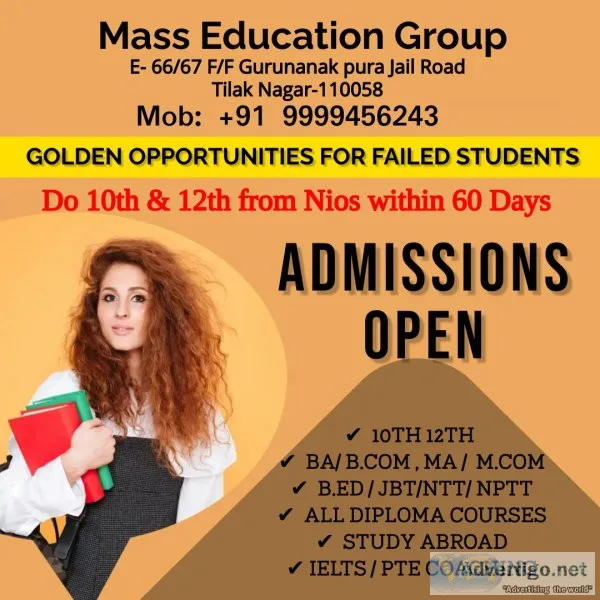 The National Institute of Open Schooling is a Board 10th 12th