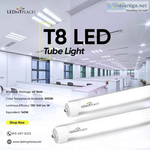 T8 LED Bulbs The Best Option for Untraceable Energy-Efficient Li