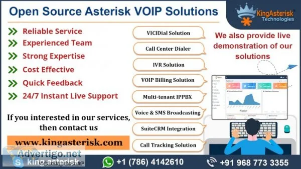 Asterisk solution and support provide by kingasterisk technologi