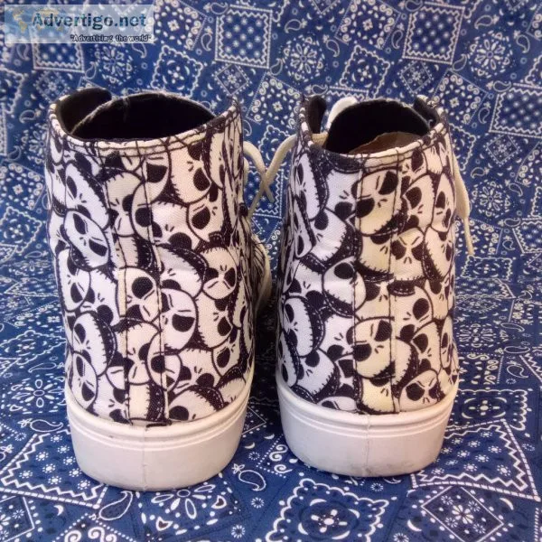 Women jack skellington nightmare before christmas hi-top sneaker