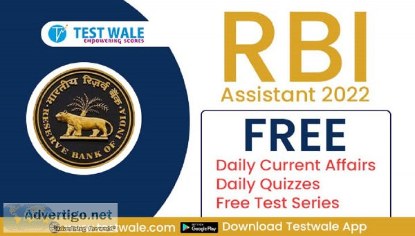 Rbi assistant examination is on the 26th and 27th of march