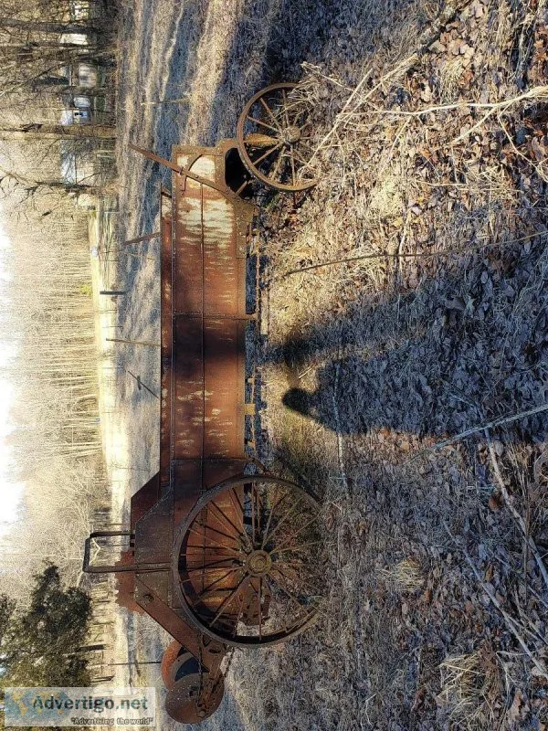 Old Antique Manure Spreader