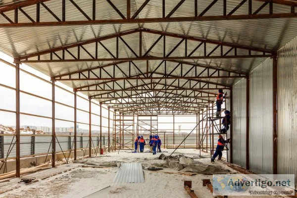 Prefabricated industrial sheds