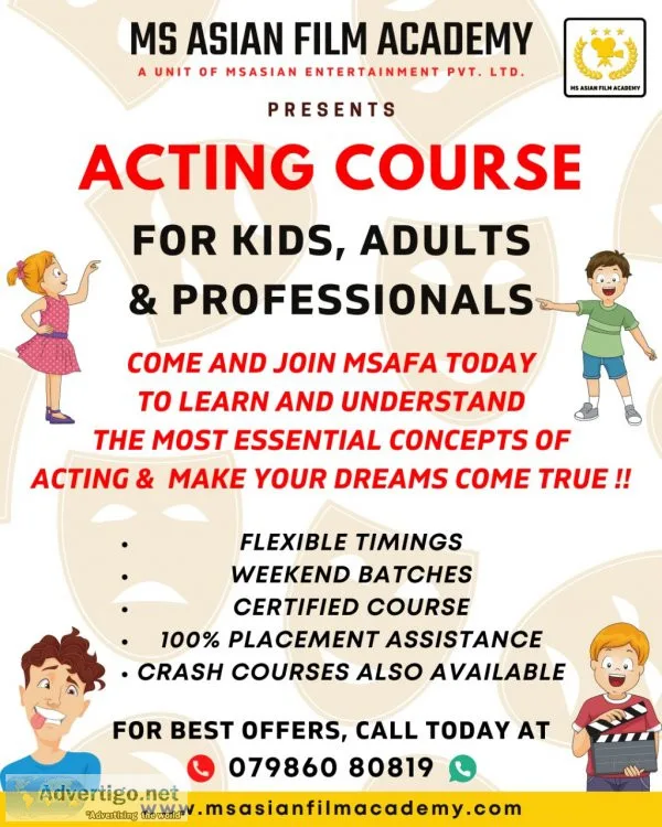 Best acting school, india