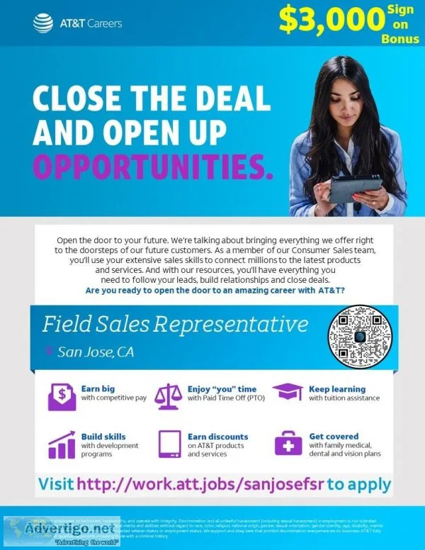 Field Sales Representative - San Jose CA