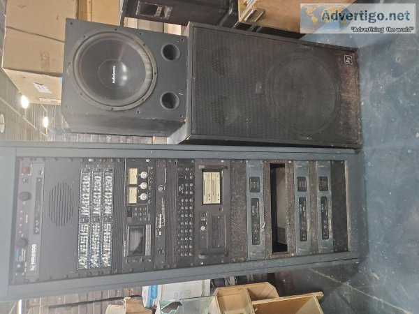 Large EV Commercial Rack Sound System