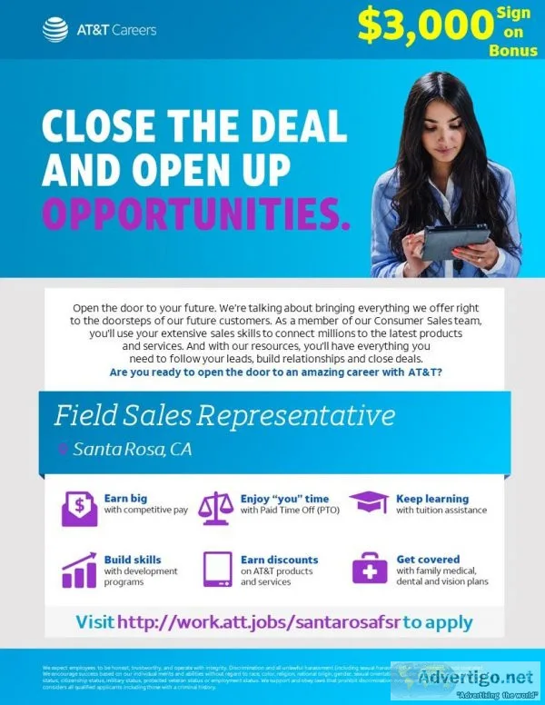 Bilingual Mandarin Field Sales Representative