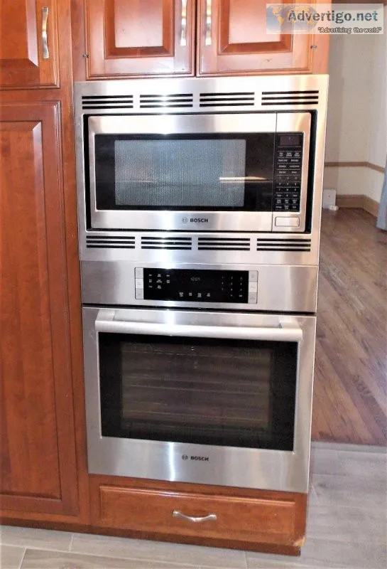 Bosch Stainless Steel Microwave And Electric Oven Combination