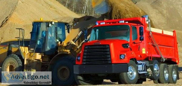 We can handle all of your dump truck and heavy equipment financi