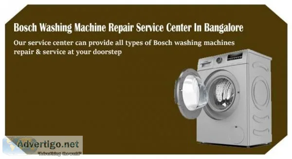 Bosch Washing Machine Service Center Bangalore