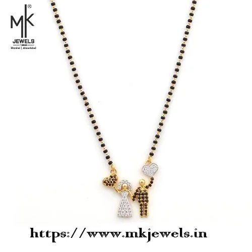 Gold Designer CZ Mangalsutras for women at best price in Mumbai 