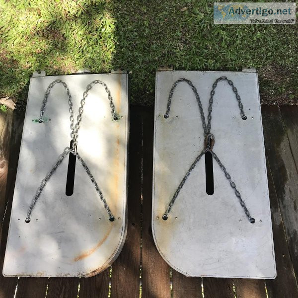 Aluminum trawling boards 22&rdquo X 42&rdquo
