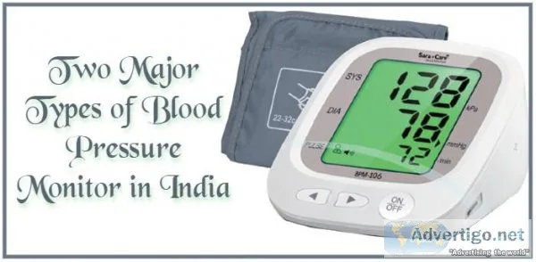 Two Major Types of Blood Pressure Monitor in India