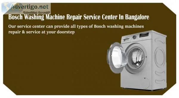 Bosch washing machine service center in bangalore