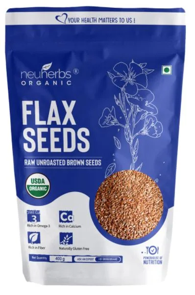 Buy neuherbs natural flax seeds