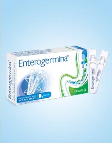 Bacterial flora for good bacteria in stomach - enterogermina