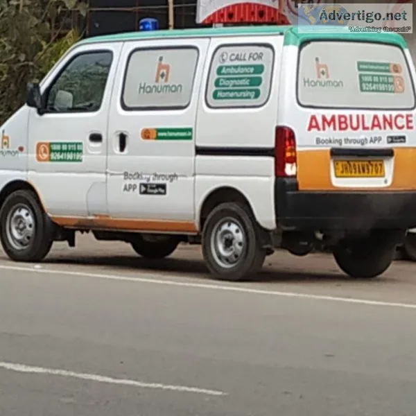 Which road ambulance is best for Delhi to Patna route