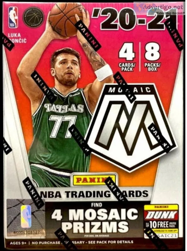 2020-21 Panini Prizm Mosaic Basketball  -Blaster Box