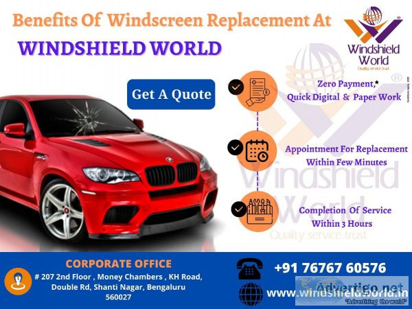 Benefits Of Windscreen Replacement At WINDSHIELD WORLD..
