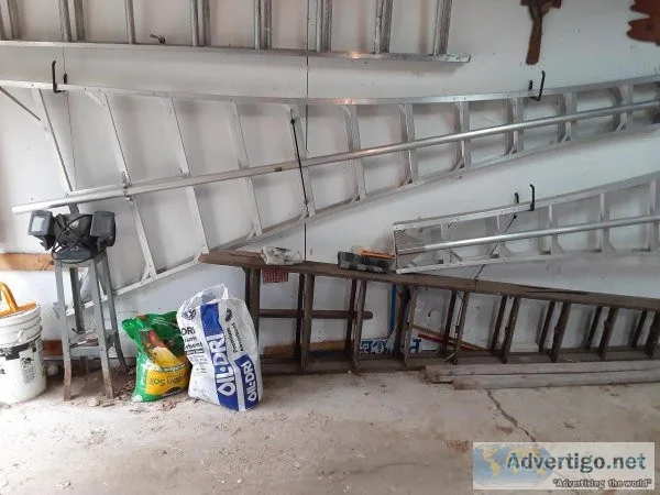 TWO ORCHARD LADDERS