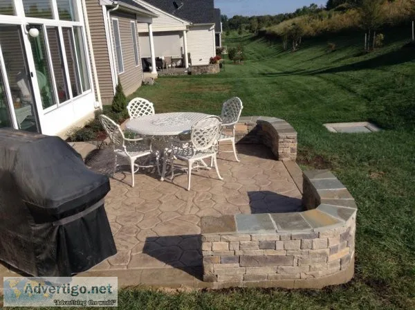Stone block retaining walls stafford va
