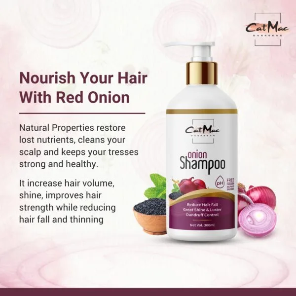 Buy red onion hair shampoo - 300ml pack