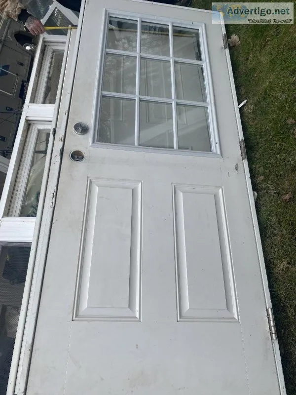 Steel entry door