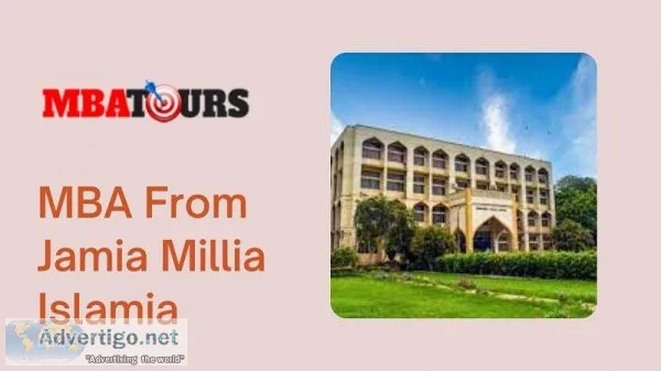 MBA From Jamia Millia Islamia