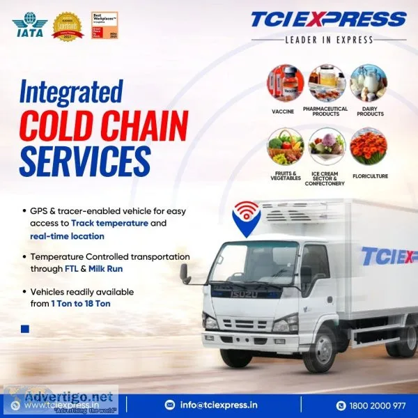 Cold chain transportation | tci express