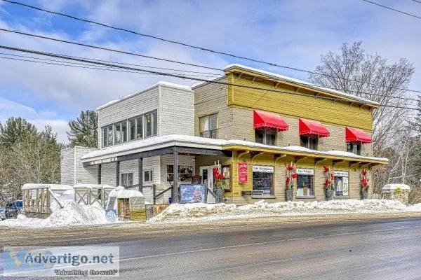 Gourmet grocery store with semi-commercial building for sale Ste