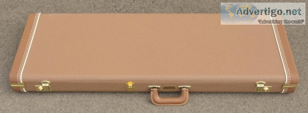 Fender StratocasterTelecas ter Case - Brown W Orange Satin Inter