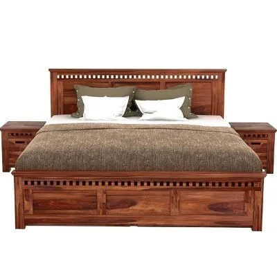 Get latest queen size bed online at wooden street