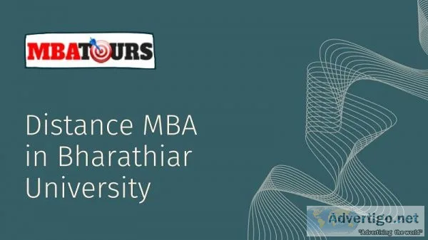 Distance MBA in Bharathiar University