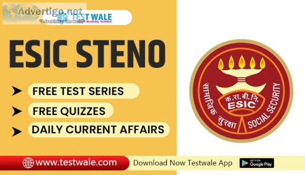 Overall difficulty level and good attempts of esic steno exam 20