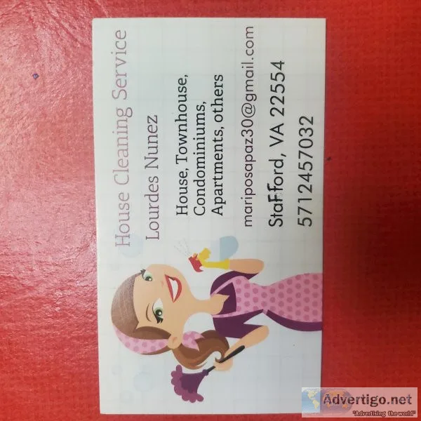 House cleaning service.