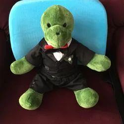 BUILD-A-BEAR TURTLE IN TUXEDO
