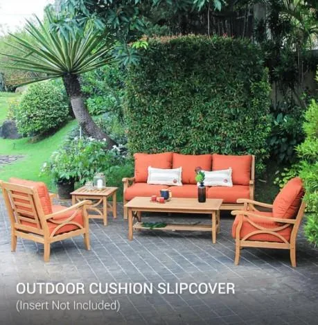 Patio Furniture Seat Cushion Slipcover For Seating Of Abbington