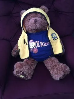 HUGH JOE BOXER  LUCK  TEDDY BEAR