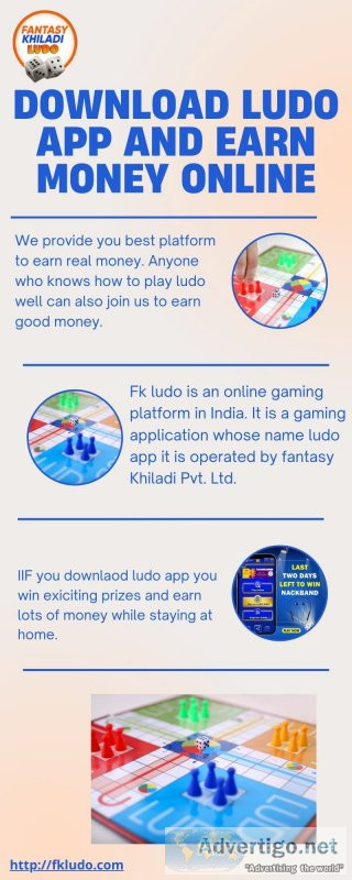 Download ludo app and earn money online