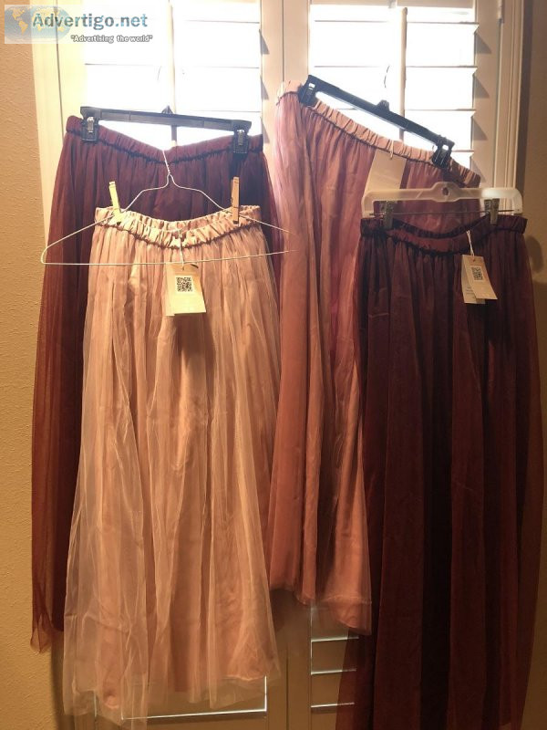 Bridesmaids tulle skirts