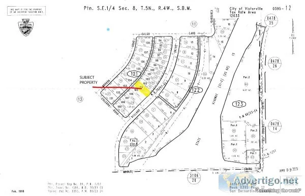 Commercial Land- Victorville 11832 Sq. Ft. 0.2716 Acre