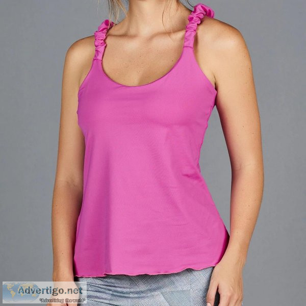 Shop Women s Fitness Unsuited Scrunchie Top  Workout Outfits
