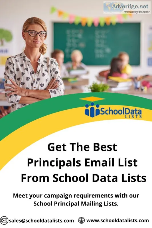 Best school principal email list in us - schooldatalists