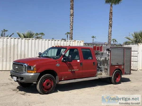 1999 FORD F450 CREW CAB FIRE TRUCK 94201222