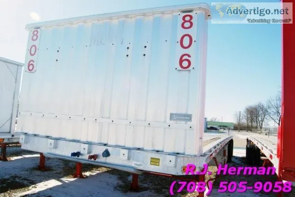 1994 Ravens 48 X 102 Aluminum Flatbed Trailer