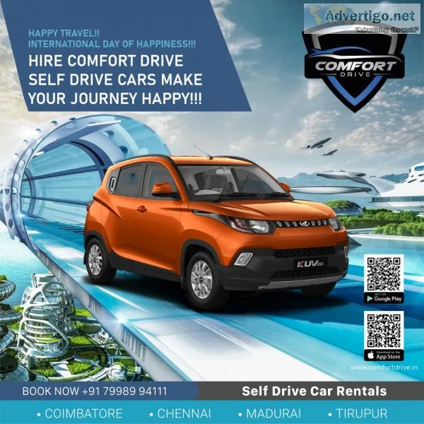 Hire self drive rental cars in coimbatore