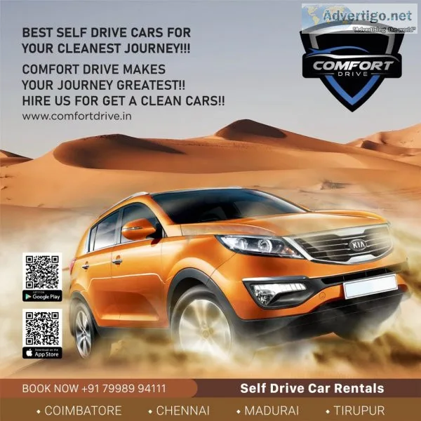 Hire self drive rental cars in coimbatore