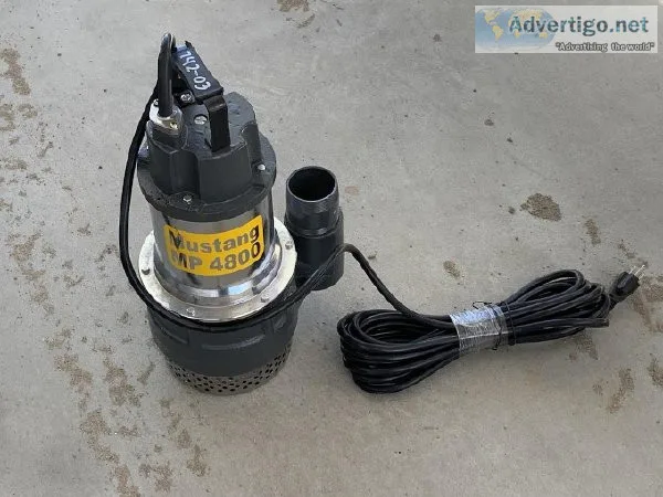 (3) UNUSED MUSTANG MP4800 2&quot SUBMERSIBLE PUMP