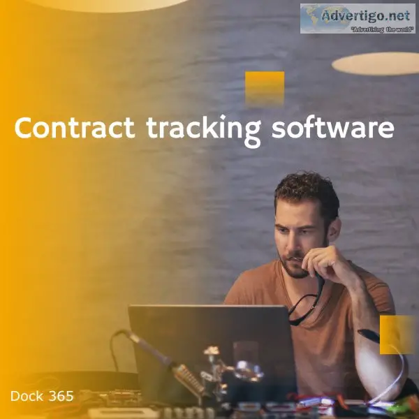 Contract tracking software